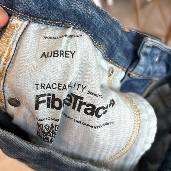 7 For All Mankind Aubrey in Hewes Skinny Jeans size 25 - Picture 6 of 16